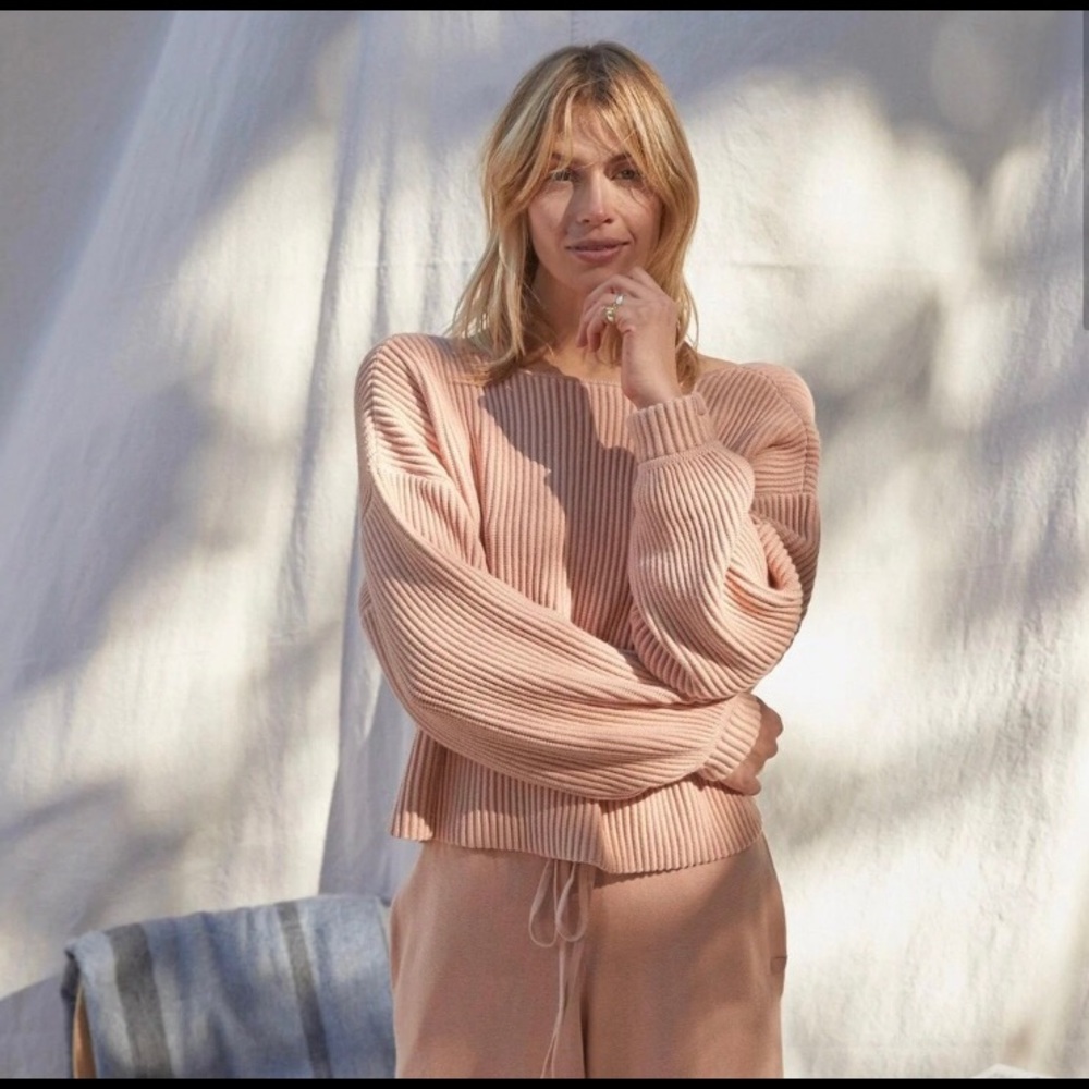 Lunya Cozy Corton Silk Reversible Pullover